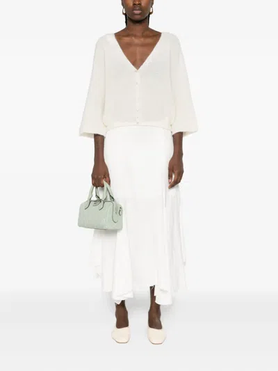 Ba&sh Isaac Button-front Cardigan In Neutral