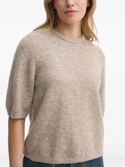 Gestuz Crew-neck Sweater In Neutral