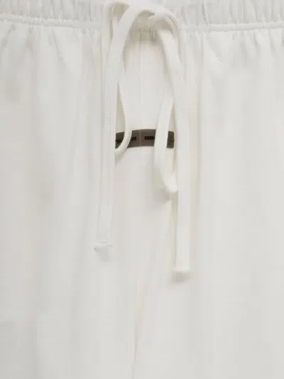 Essentials Drawstrings Shorts In White
