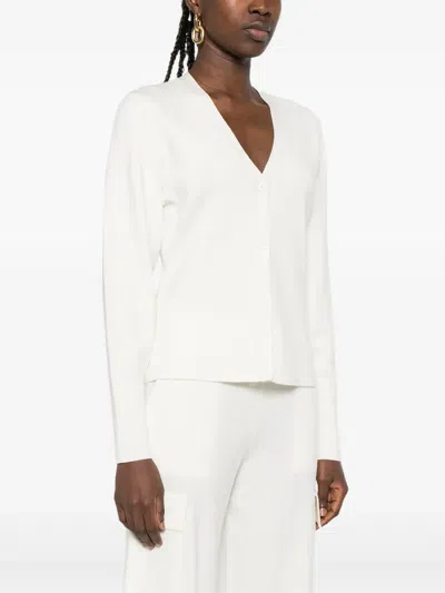 P.a.r.o.s.h Button-front Cardigan In White