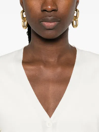 P.a.r.o.s.h Button-front Cardigan In White