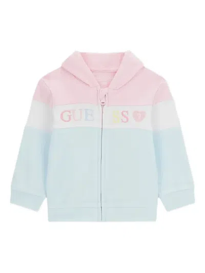 Guess Baby Girls Tracksuit Set In Blue