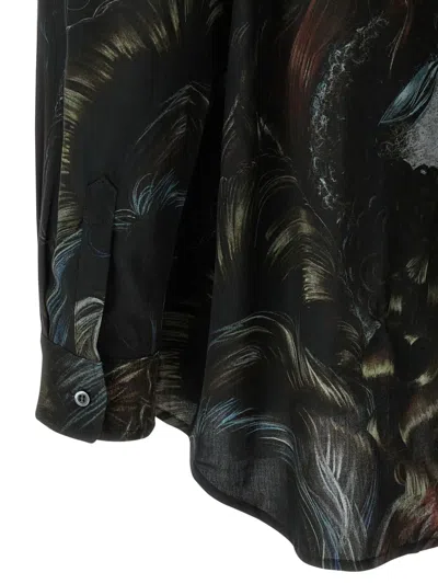 Magliano 'artistic Print Long Sleeves Shirt' In Multi