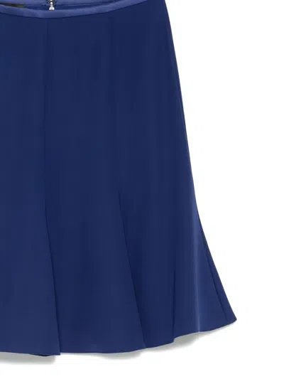 Emporio Armani Short Skirt In Blue