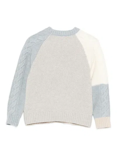 Eleventy Colour-block Sweater In Multi