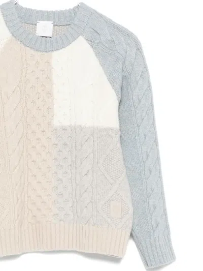 Eleventy Colour-block Sweater In Multi