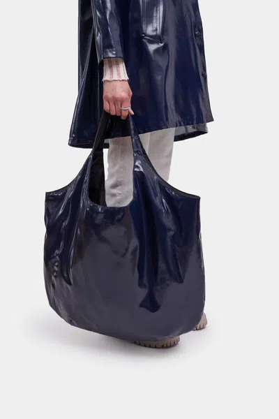 Stutterheim Svea Opal Puffer Bag In Blue