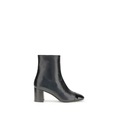 Carel Paris Estime Bis Black Ankle Boot In Black