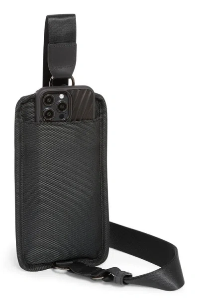 Tumi Alpha Reflective Compact Sling Bag In Black