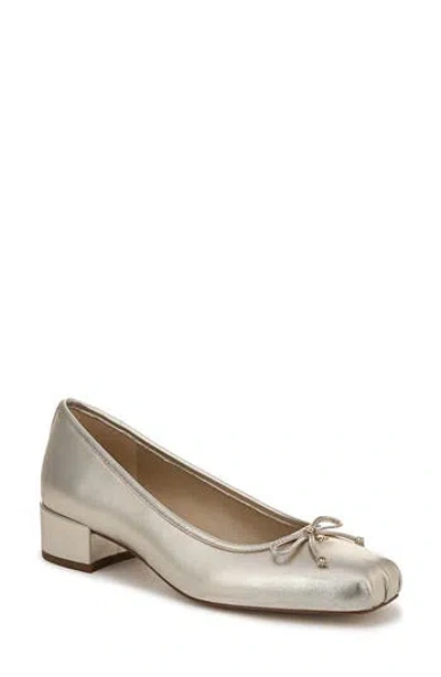 Sam Edelman Rosa Block Heel Ballet Jute Leather In Brown