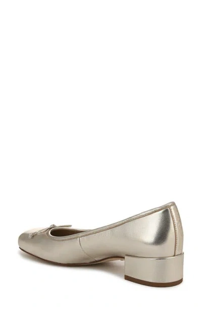 Sam Edelman Rosa Block Heel Ballet Jute Leather In Brown