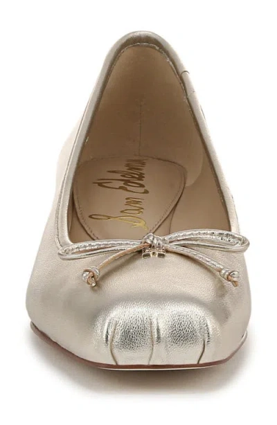 Sam Edelman Rosa Block Heel Ballet Jute Leather In Brown