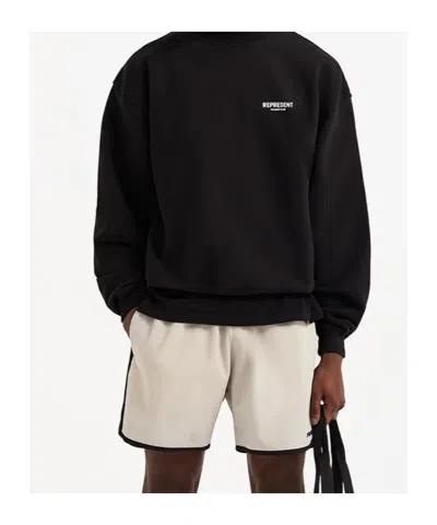 Represent "owners Club Script" Sweatshirt In Black
