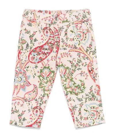 Etro Paisley-print Trousers In Neutral