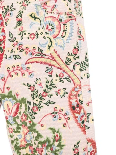 Etro Paisley-print Trousers In Neutral