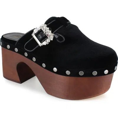 Zigi Macarena Platform Clog In Black