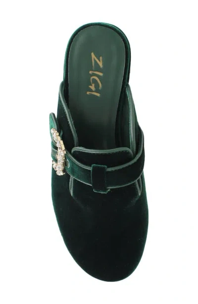 Zigi Macarena Platform Clog In Green