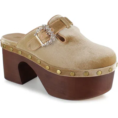 Zigi Macarena Platform Clog In Brown