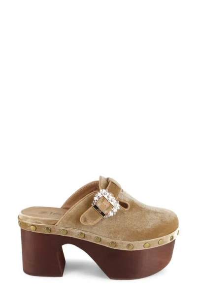 Zigi Macarena Platform Clog In Brown