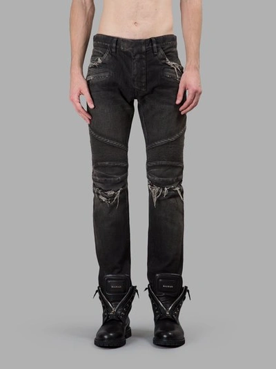 Shop Balmain Black Jeans