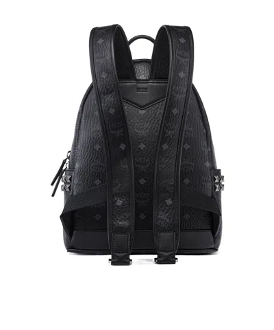 Mcm Stark Visetos Backpack In Black