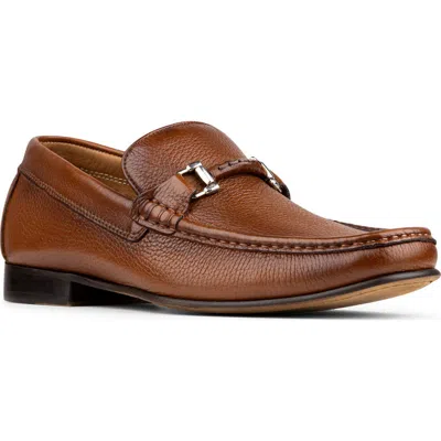 Donald Pliner Danner Tumbled Leather Loafer In Brown