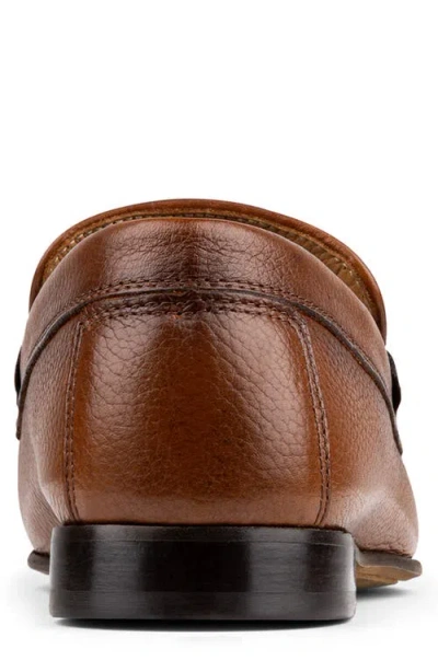 Donald Pliner Danner Tumbled Leather Loafer In Brown