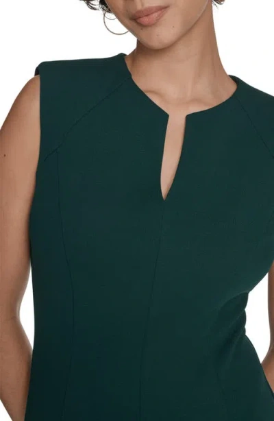 Calvin Klein Women's V-neck Sleeveless Midi Dress In Green