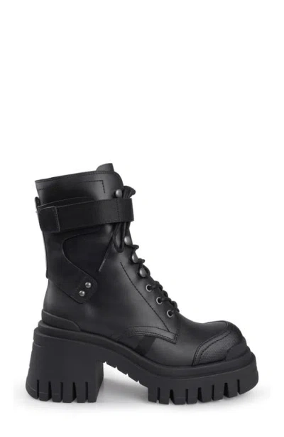 Zigi Josanna Lug Sole Platform Bootie In Black