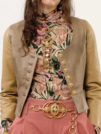 Chloé High-rise Wide-leg Bermuda Shorts In Cotton In Pink