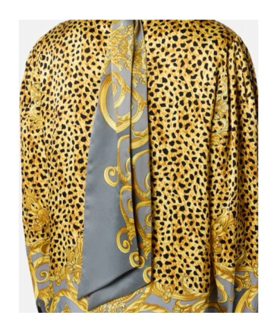 Versace Silk Shirt In Multi