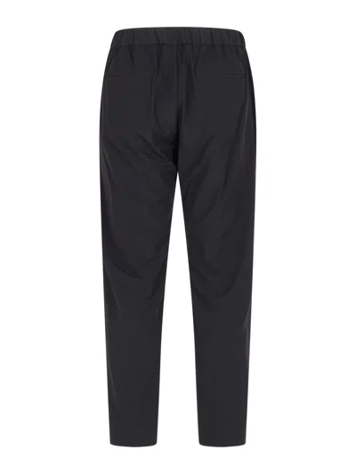 Herno Woven Pants In Black