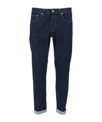 Dondup 'icon' Regular-fit Blue Jeans In Blue