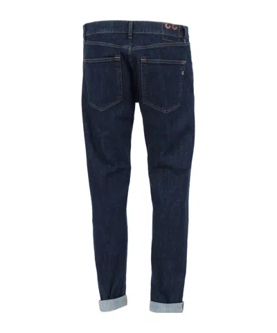 Dondup 'icon' Regular-fit Blue Jeans In Blue
