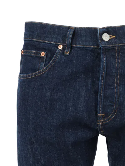 Dondup 'icon' Regular-fit Blue Jeans In Blue