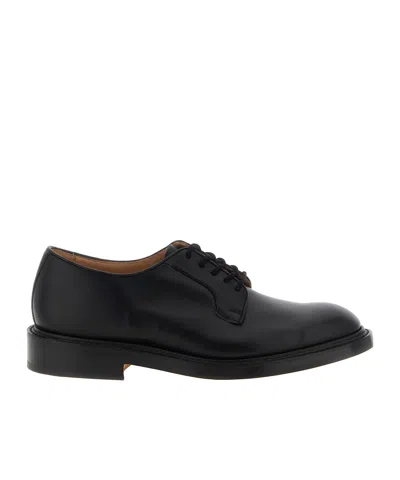 Tricker's Lace-up Business Dress Shoes In Black