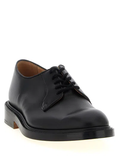 Tricker's Lace-up Business Dress Shoes In Black
