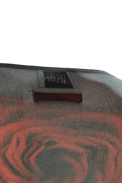 Jean Paul Gaultier Rose Mesh Floral Top In Multi