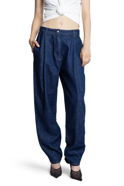 Magda Butrym Denim Pants In Blue