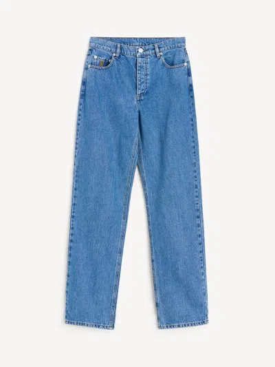 By Malene Birger Chicago High-rise Organic Cotton Denim Jeans In Multi