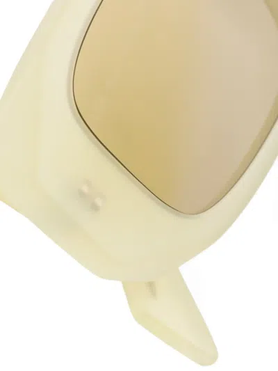 Prada Rectangular-frame Sunglasses In Green