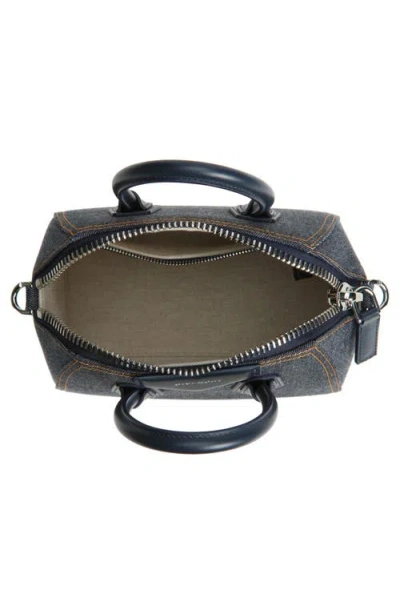 Givenchy Mini Antigona Handbag Top Handles In Blue