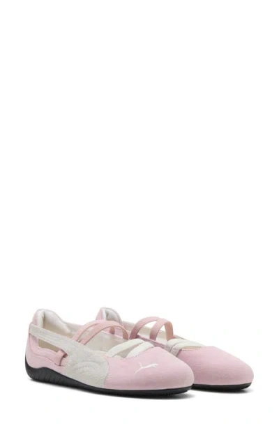 Puma Speedcat Leather Ballerina Flats In Pink