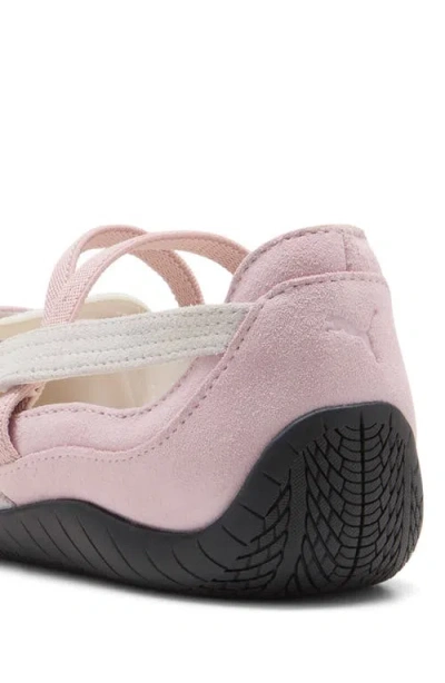 Puma Speedcat Leather Ballerina Flats In Pink