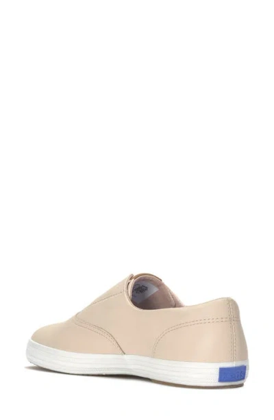 Keds Women's Champion Round Toe Leather Slip On Leather Sneakers In Pink