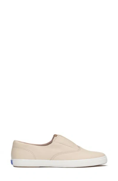 Keds Women's Champion Round Toe Leather Slip On Leather Sneakers In Pink