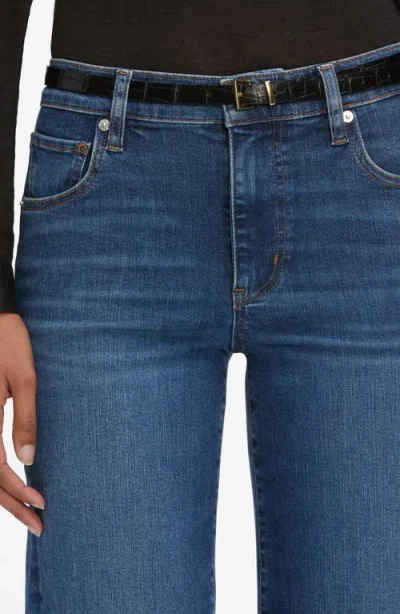 Frame Le Slim Palazzo High Rise Wide-leg Jean In Femma In Blue