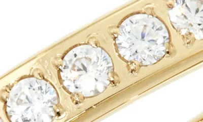 Nordstrom Set Of 3 Waterproof Cubic Zirconia Stackable Rings In Gold