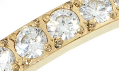 Nordstrom Set Of 3 Waterproof Cubic Zirconia Stackable Rings In Gold