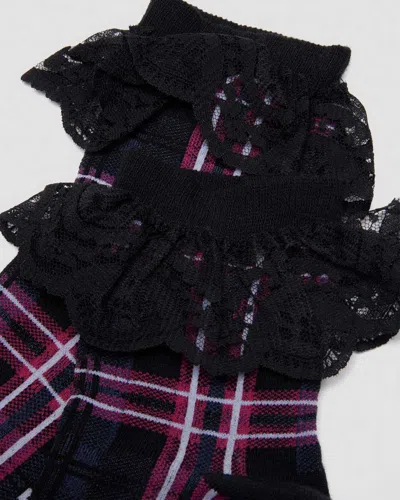 Dr. Martens Frill Organic Cotton Blend Socks In Black